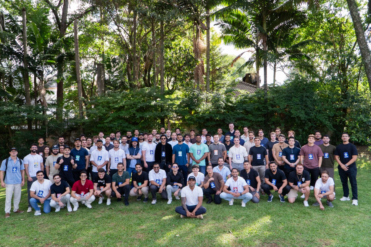 Alunos da Borderless em encontro presencial